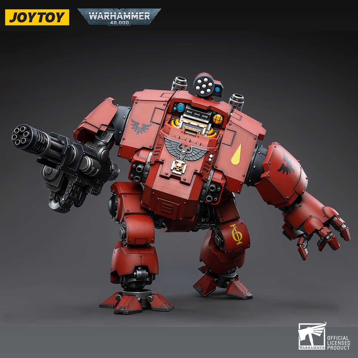 JOYTOY Warhammer 40k 1/18 Figura De Acción Mecha Black Templars Redemptor Dreadnought Regalos Coleccionables De 11 Pulgadas, Juguetes Para Niños Mayores De 15 Años Y Adultos