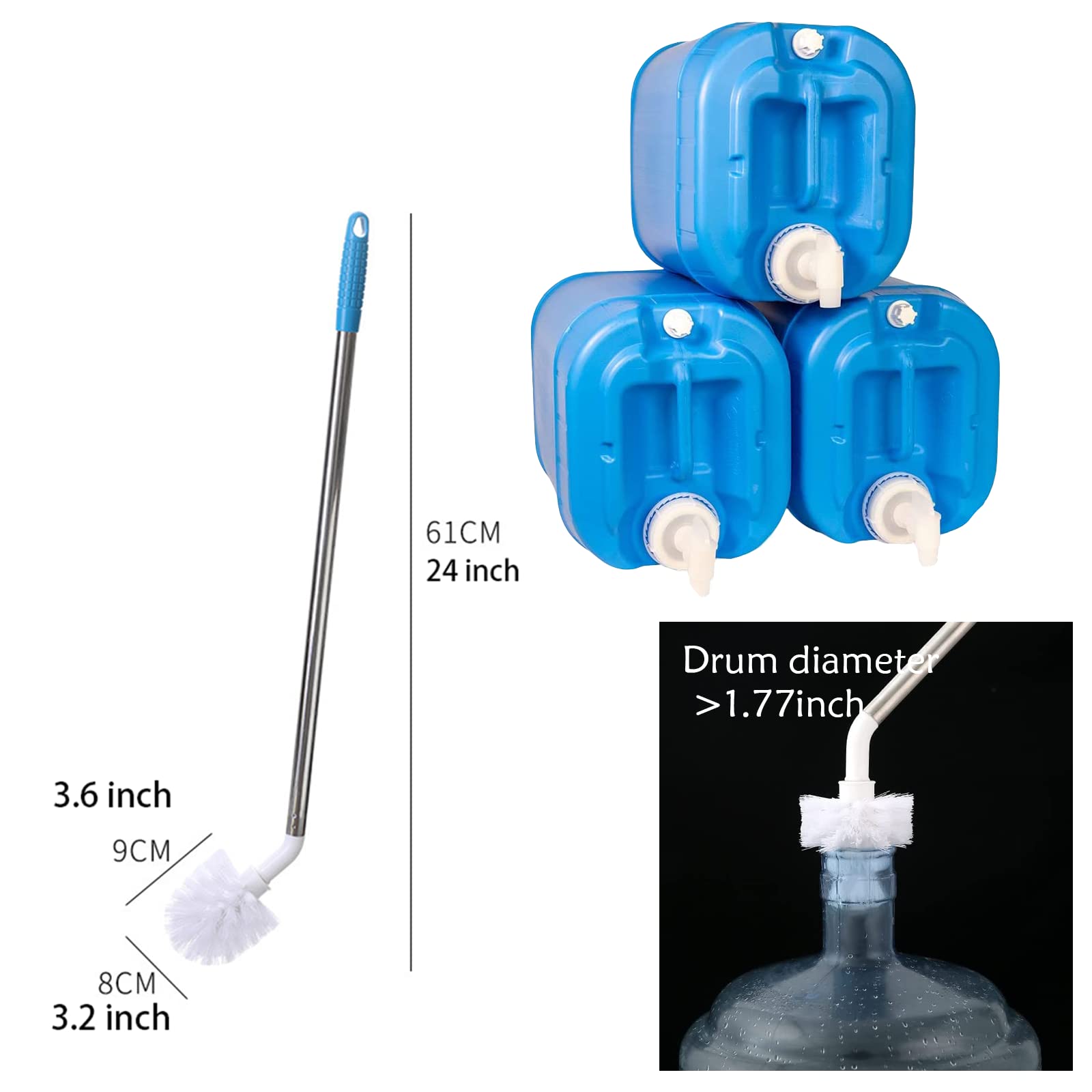 ガラスカーボイ 5ガロン 掃除用ブラシ、栓付属 公式通販 この5ガロンのガラスカーボイを買ったんだけど、底をきれいに