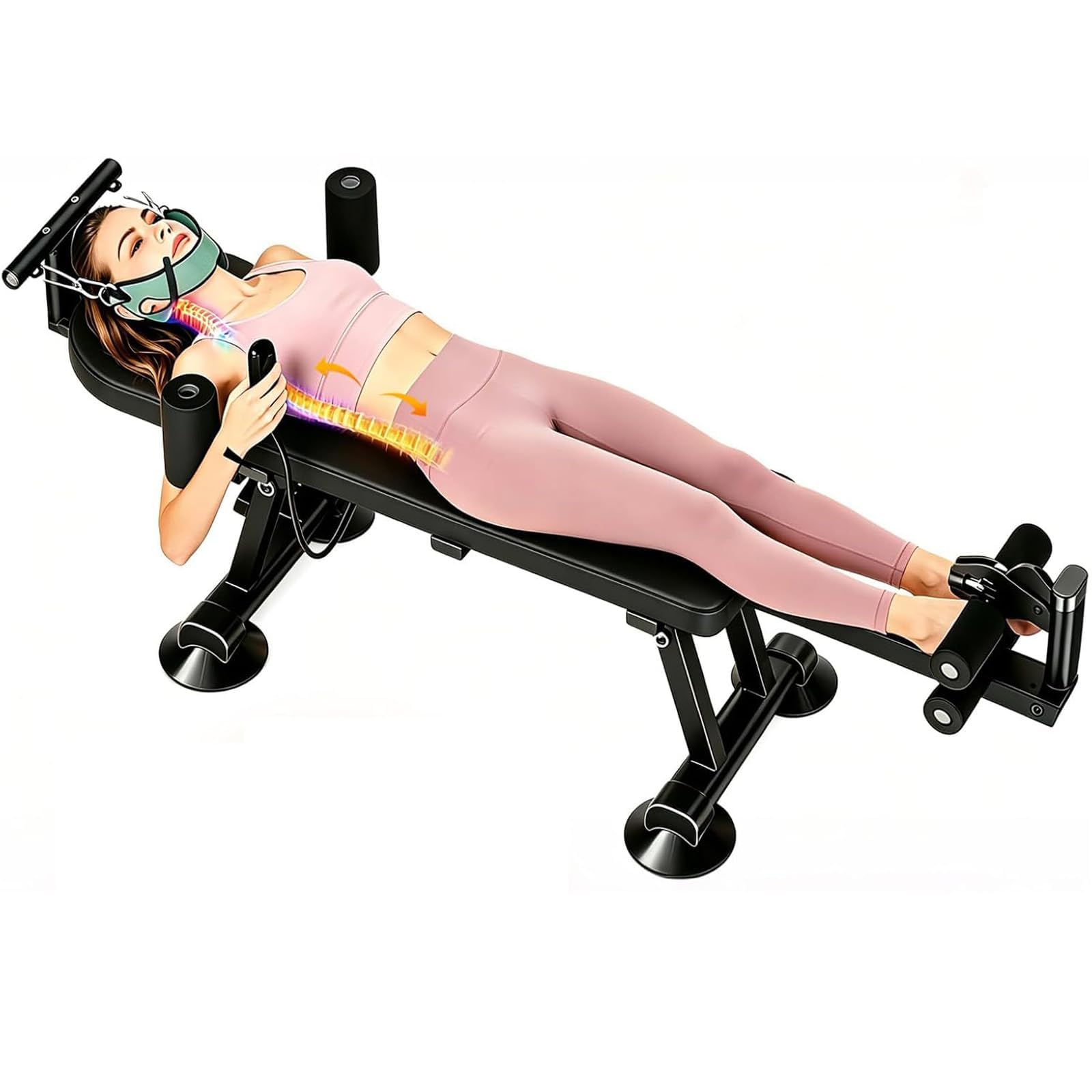 Photo 1 of Motorized Spine Decompression Device - Stretching Table for Back Pain, Sciatica, Herniated Disc Relief & Spinal Posture Correction at Home
