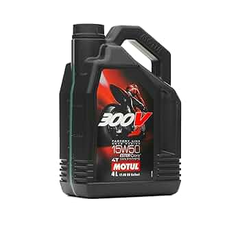 MOTUL 300V 15W-50 1L ×4本　エンジンオイル MOTUL（モチュール） 300V 4T FACTORY LINE 15W50 1Lボトル 在庫