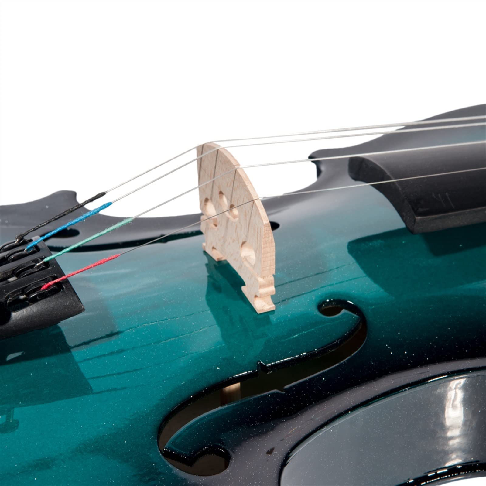 Violini per Studenti Violino Acustico A Colori Sfumati 4/4 Strumento Musicale Per Violino Con Set Di Accessori Per Arco Professionale Violino