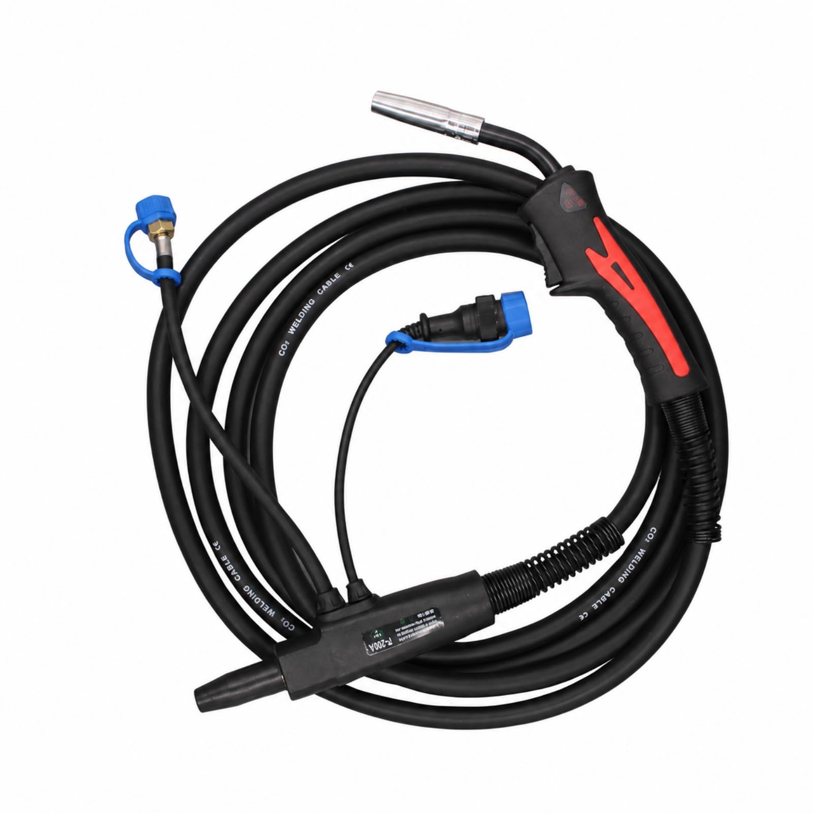 Sharplace Antorcha Soldadura | Protección Dobleces, Flexible, Herramienta, para Taller, Fábrica, Soldadores, Herreros, 200A 10M