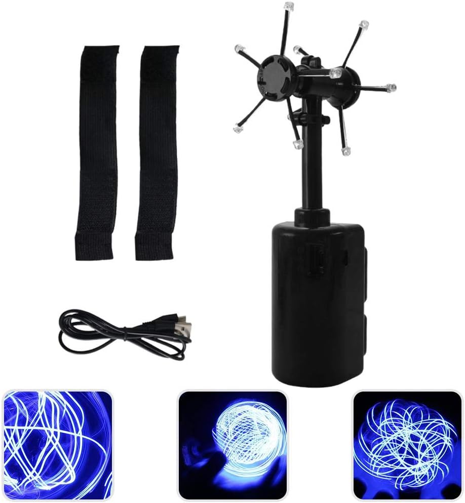 Dan&Dre Luminous Rotating Floating Toy， Spiral Electric Toy Adjustable Spiral Generator