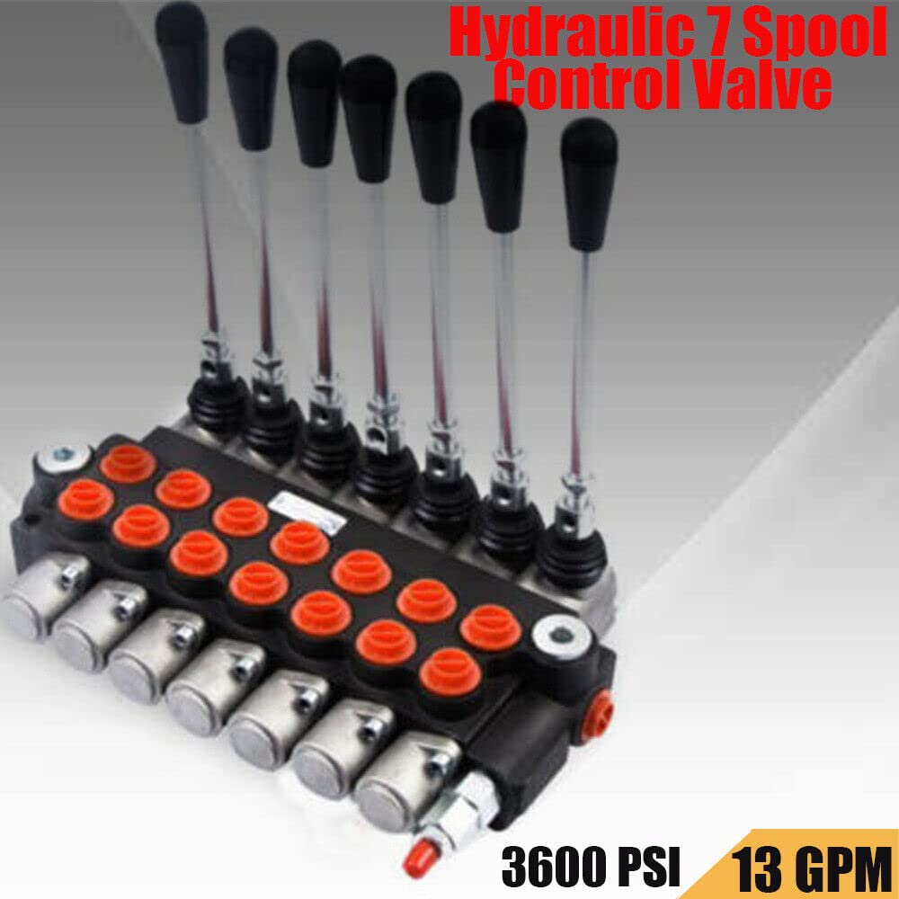 HPDTZ Valvola Idraulica Comando Manuale Monoblocco Cilindro 40 L/Min Per Trattori Di Piccole Dimensioni, Trattori, Spaccalegna Spaccalegna Pressione Di Esercizio Regolabile - Foto 9