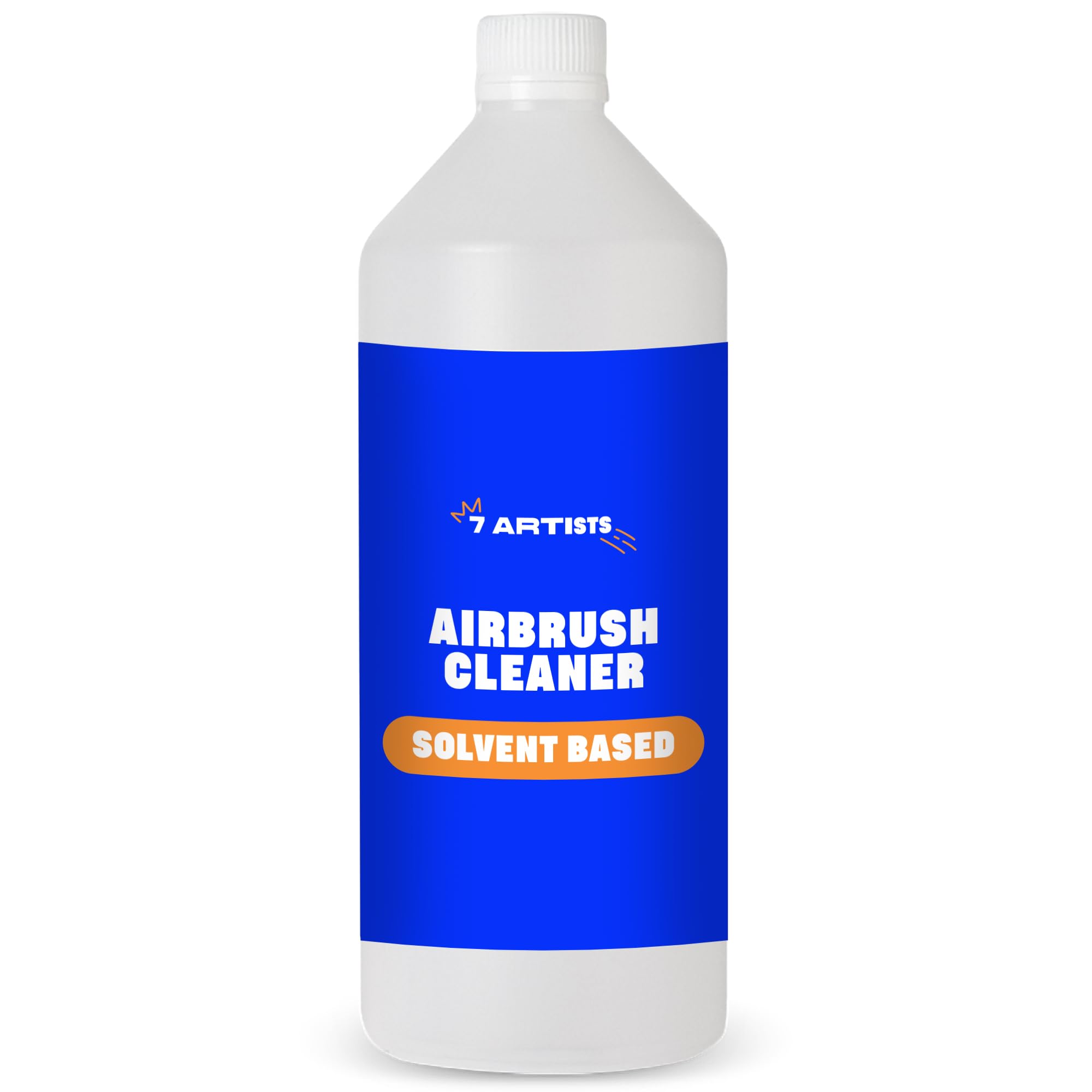 7 Artists Airbrush Cleaner 1000 ml | Acrylic Airbrush Cleaning Fluid