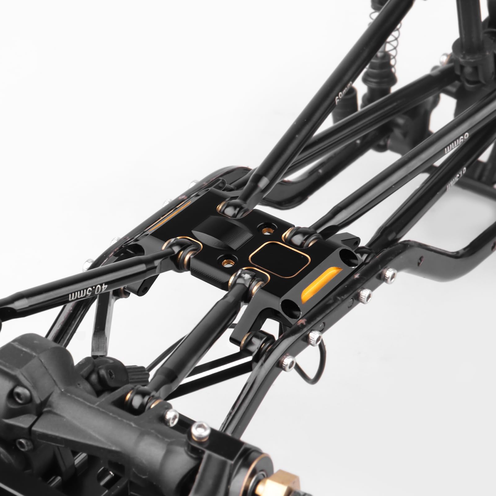 Aluminum Center Frame Brace & Gearbox Mount For Axial SCX24 1/24 RC Crawler - Upgrades Part