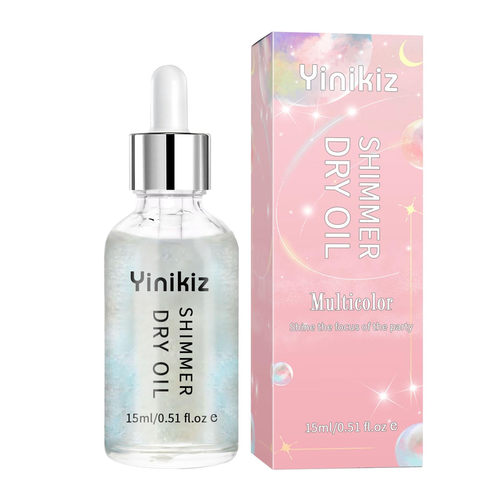 Iluminador de la piel, iluminador corporal brillante, aceite de maquillaje iluminador, brillo corporal hidratante, iluminador de rocío, gotas luminizadoras de maquillaje, brillo corporal, líquido, bri