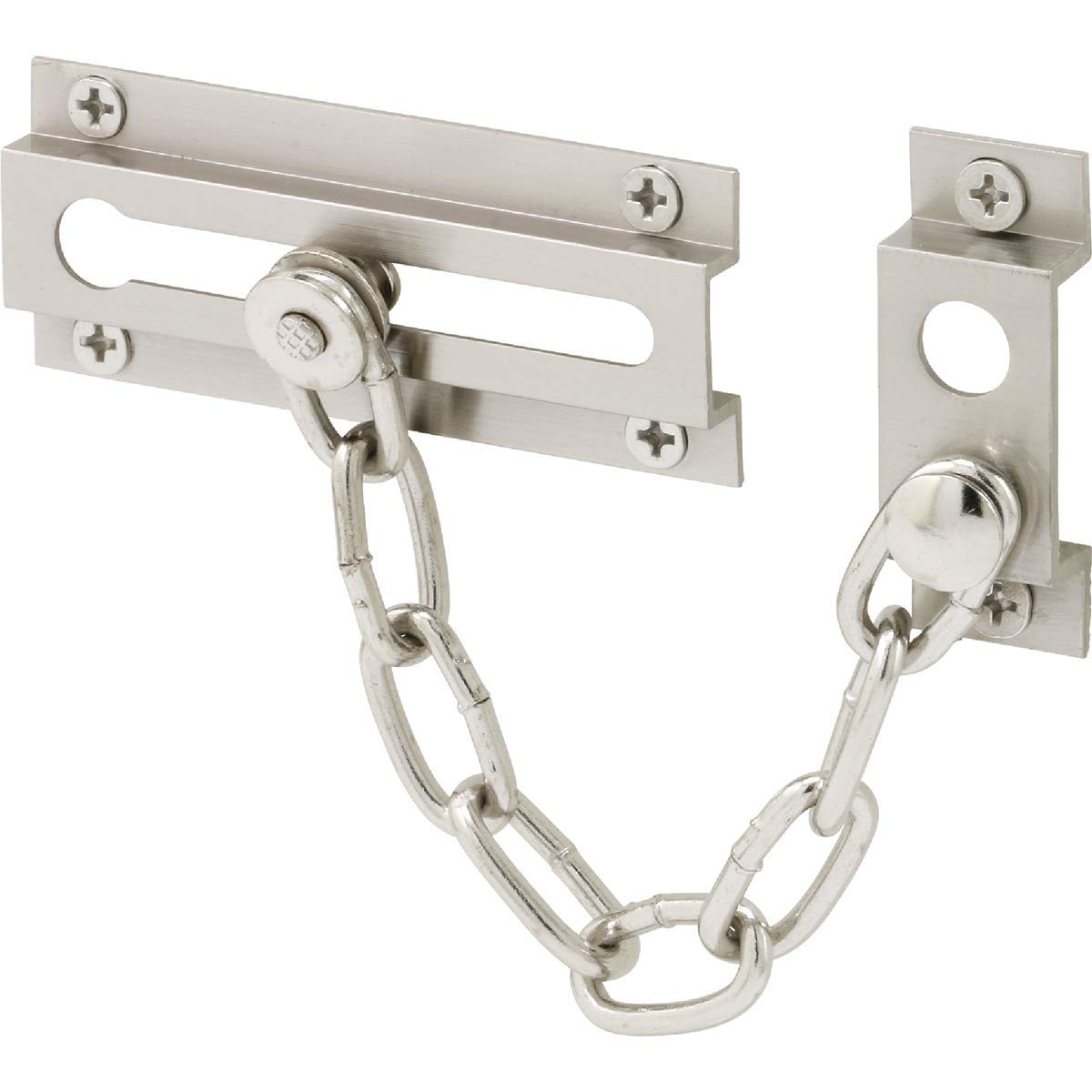 Chaîne de protection de porte en nickel satiné pour la sécurité de la maison