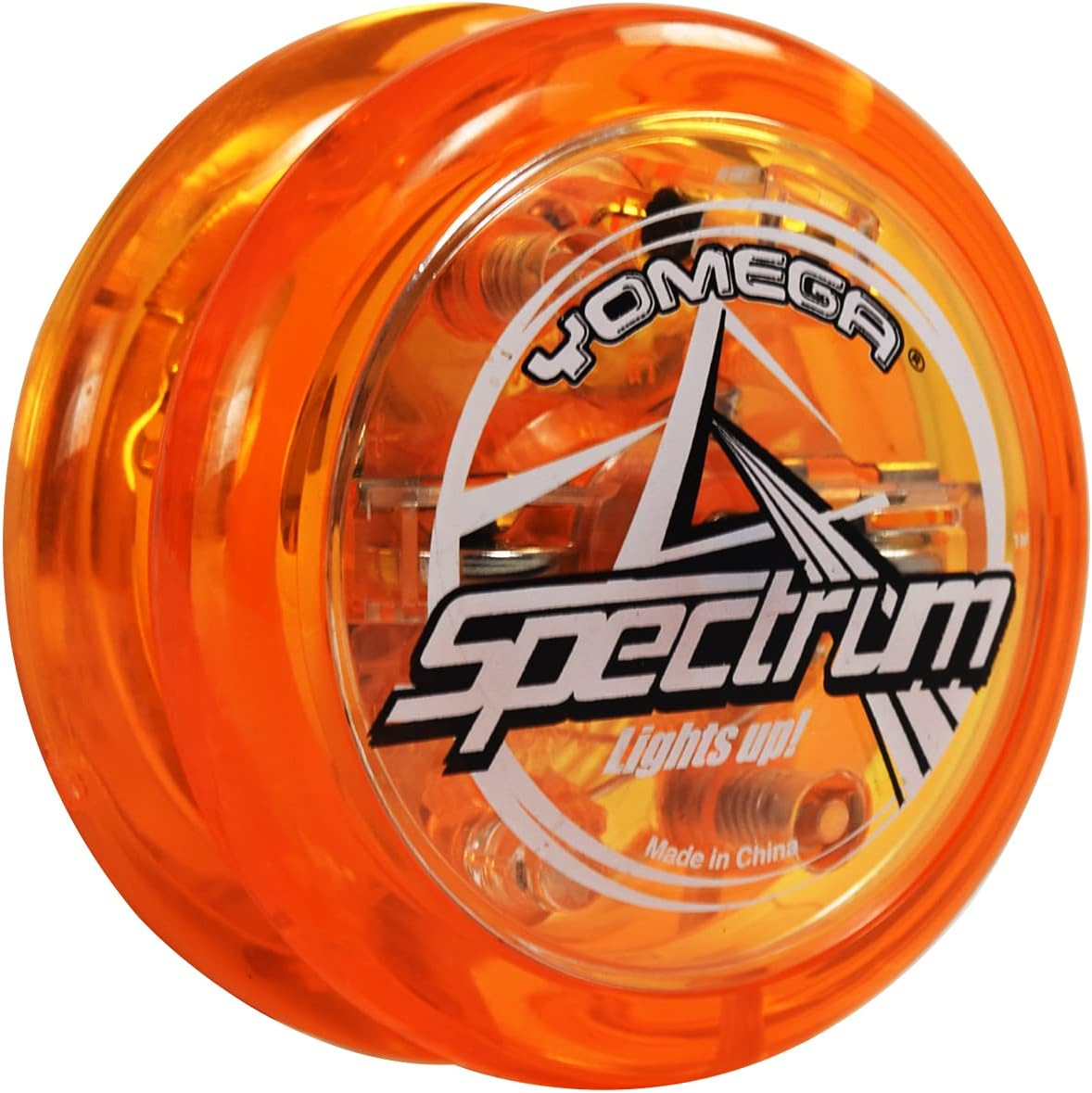 Yomega Spectrum EX-Lightup Bearing YoYo with 6 Colors + Multicolor LEDs & 5 Spacers, Pro Level Designed for looping Tricks/String Tricks, Best Performance for 2A Players.+2 Strings & 3 Month Warranty