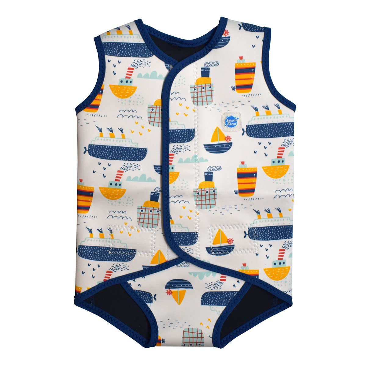 Splash About Baby Wrap Wetsuit, Tug Boats, 6-18 Months