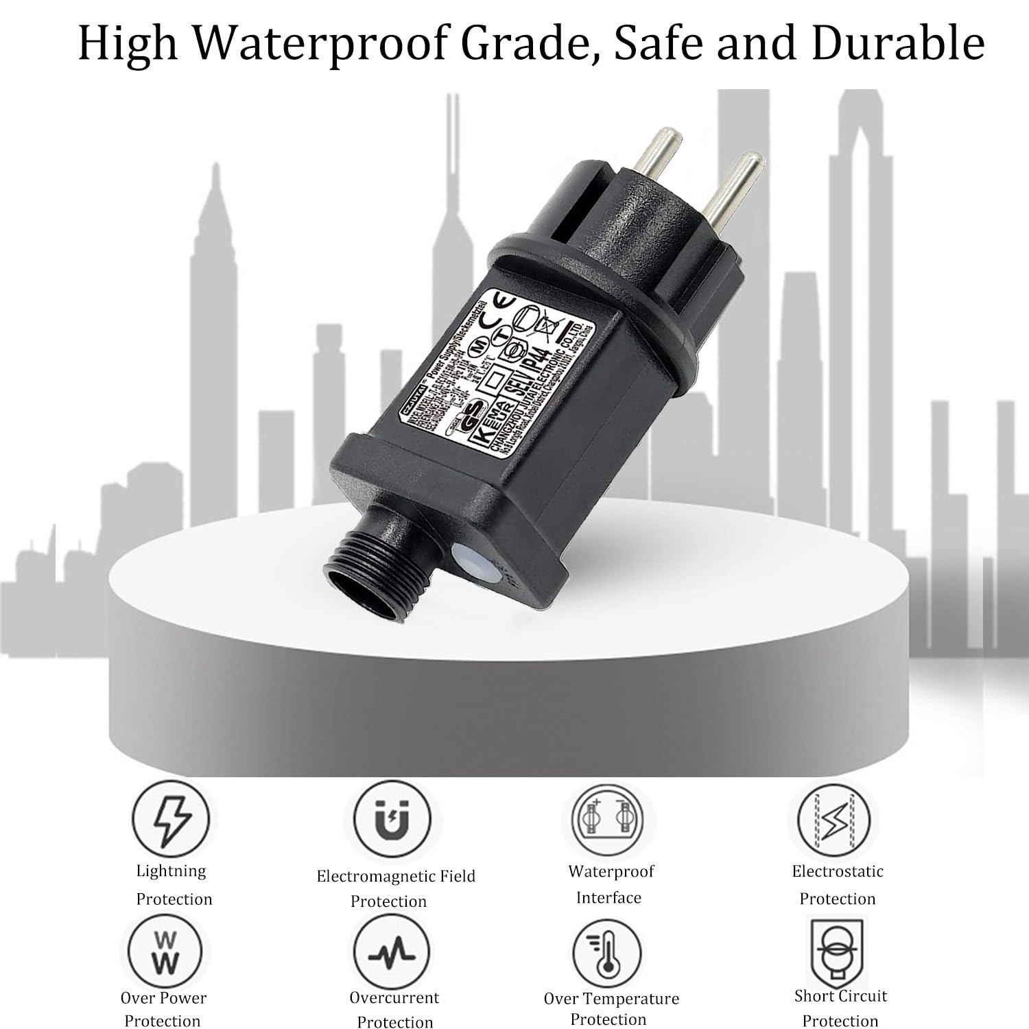 Trasformatore Per Luci Di Natale - 31V 6W, Timer, 8 Modalità, IP44, Per Decorazioni LED - Foto 10