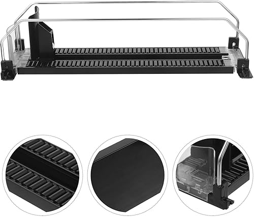 Miniatura 8 de BESTonZON Organizador de bebidas para refrigerador organizador de latas de botellas de refrigerador, dispensador de refrescos, estante extraíble