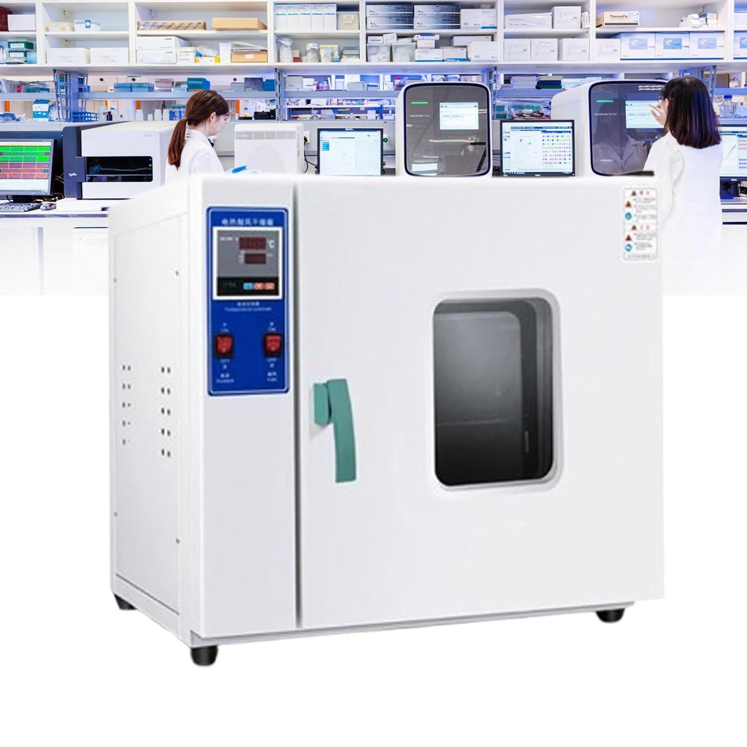 HTDRE Digital Display Convection Drying Oven With Forced Air Circulation For Electronic Components And Seed Drying