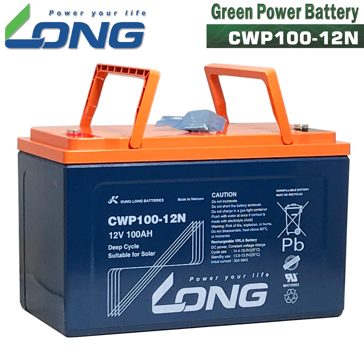 Amazon.co.jp: 最高性能 12V100Ah 密閉型グリーンパワーバッテリー 