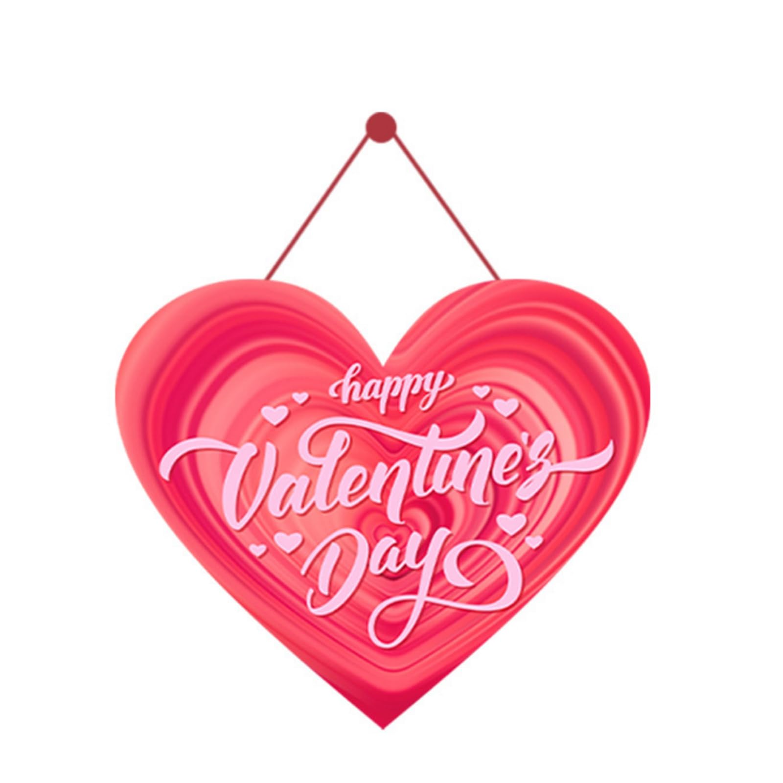 Kalttoy Style7 Indoor Outdoor Valentine Door Decoration Paper Hanger Easy To Hanging Wall Ornament With Rope Handcrafted Valentine Wall Ornament Easy Cord For Both Spaces