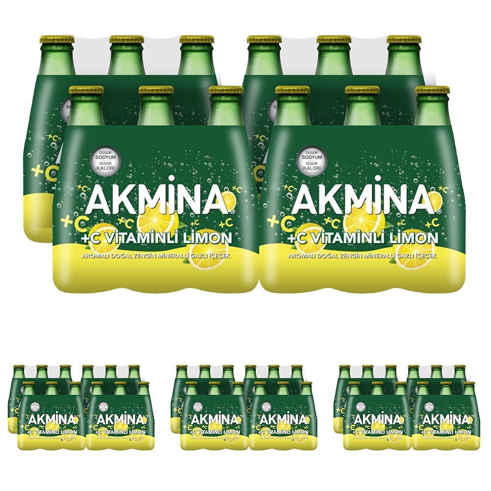 Akmina Limon Aromalı 200ml x 24 (4 paketi)
