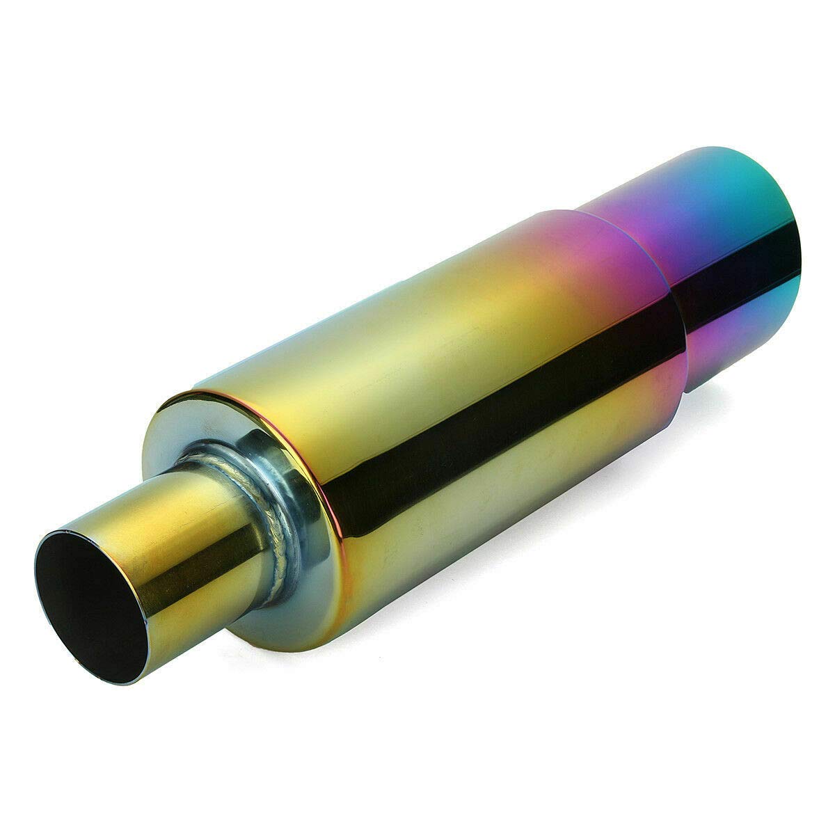 Riloer Silenciador de escape trasero de carreras de coches de acero inoxidable Punta de tubo de cola Ajuste del extremo derecho