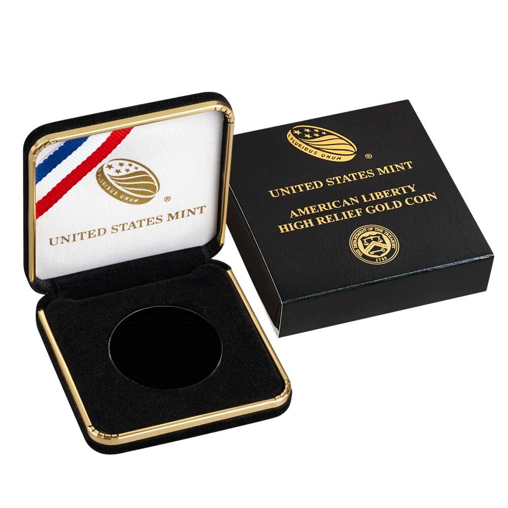 2015 W 1 oz American Gold High Relief Liberty MS-70 Proof Like