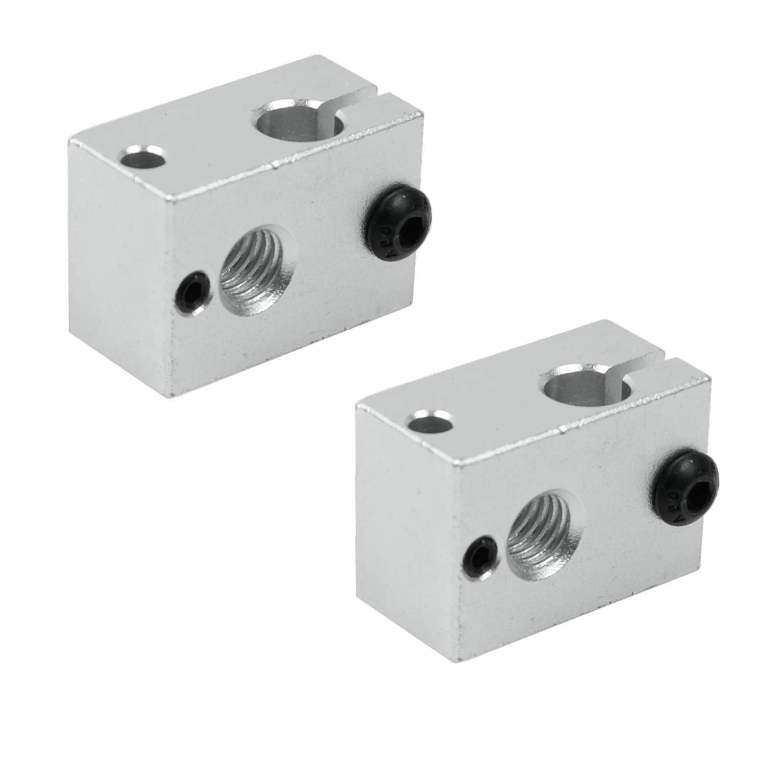 2 x aluminiowy blok grzewczy do E3D V6 Clone PT100 kaseta z czujnikiem grzejnik blokowy wytłaczarka Hotend