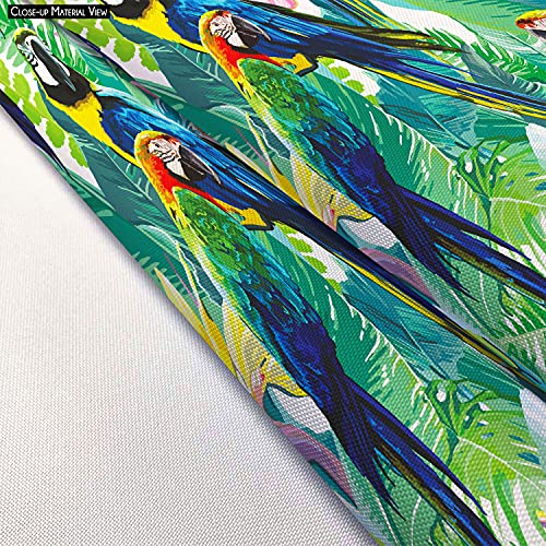 Image of ArtzFolio Exotic Birds & Beautiful Flowers D2 | Pouch Wrist Potli Bag | Bag for Weddings & Casual Parties