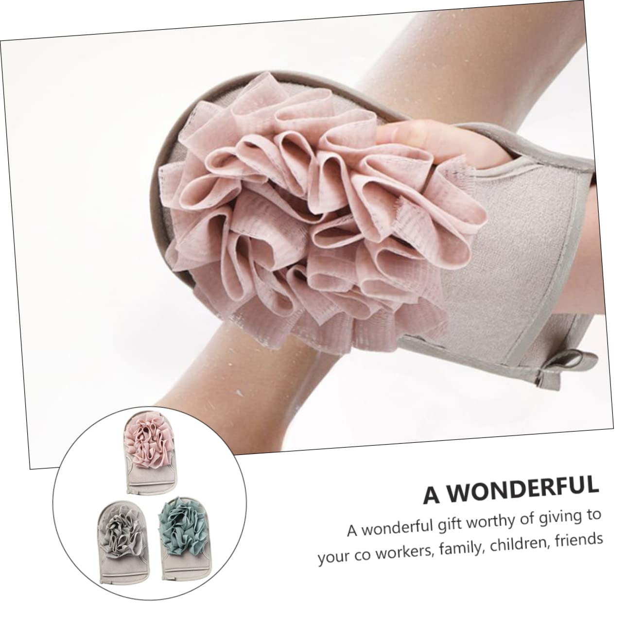Healeved 9pezzi Guanti Esfolianti Per Bagno Da Misti Guanti Per Doccia Per Uomo e Donna Per Pulizia Profonda Di Corpo e Facili Da Utilizzare e Lavabili Per Tutte Le Mani