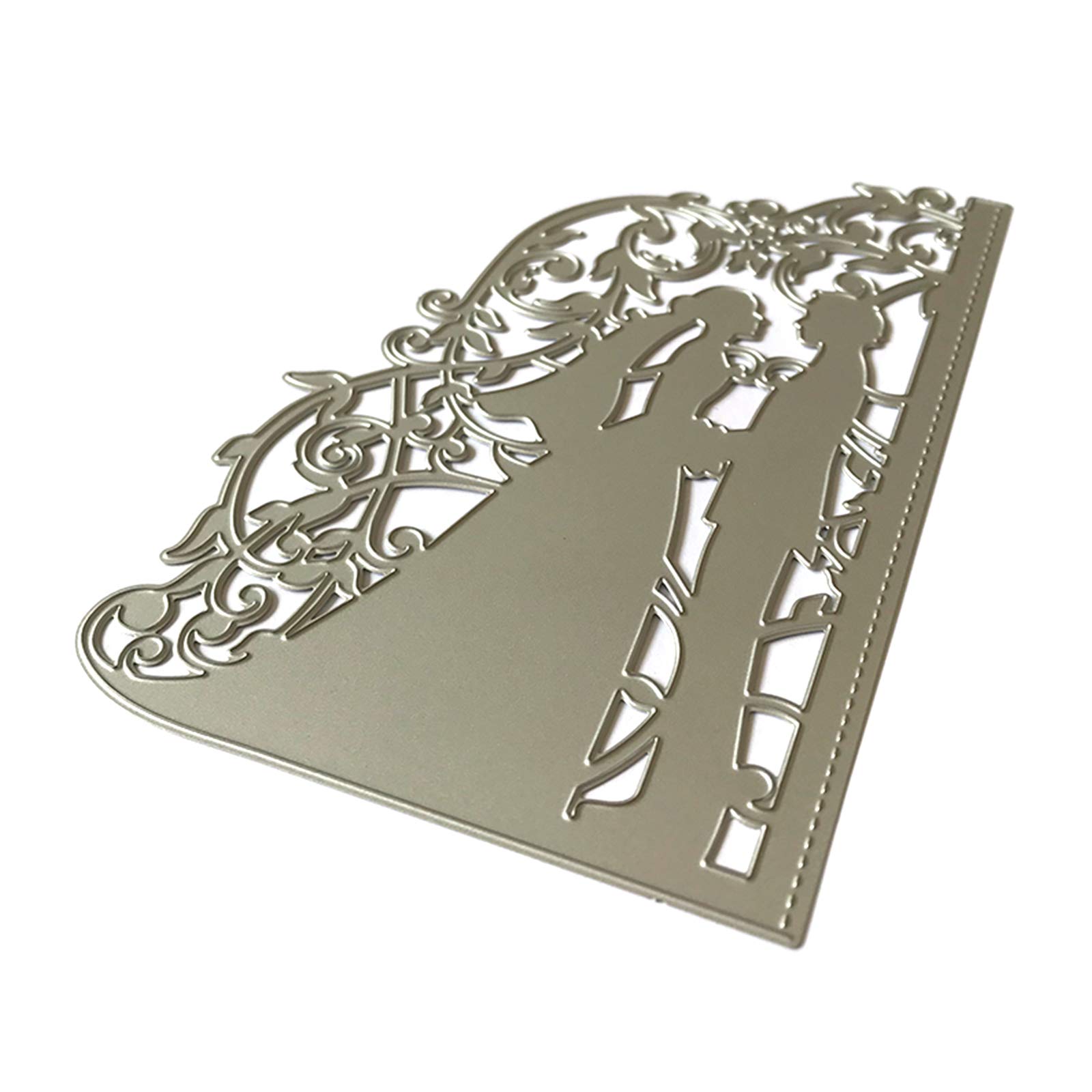 NEWFT Groom Metal Cutting Dies Stencil Scrapbooking Album Stamp Card Cutting Dies