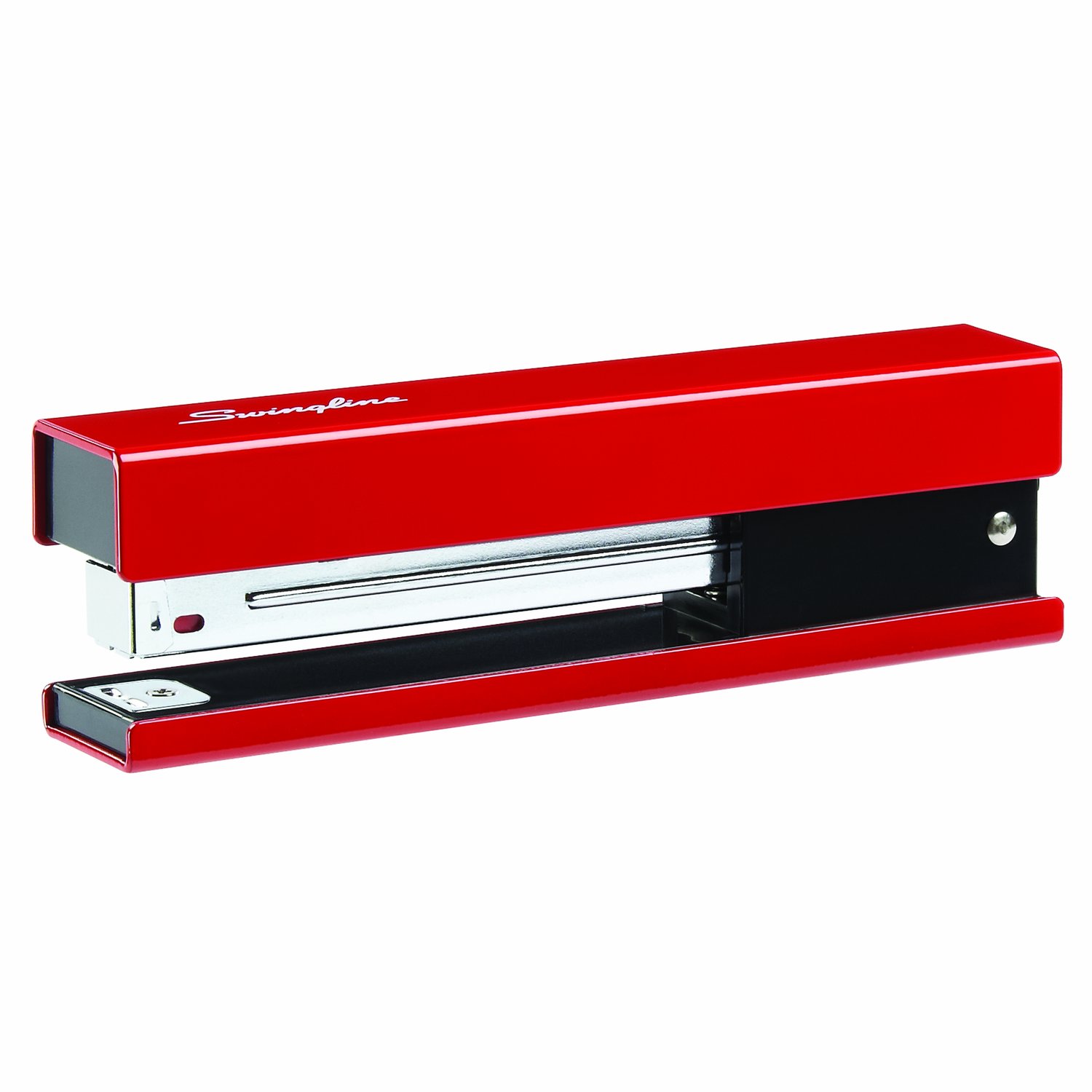 SwinglineStapler, Desktop Stapler, Full Strip, 20 Sheets, Red/Black Accent (S7087831)