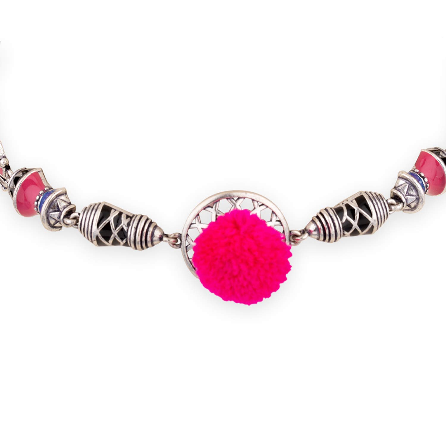 Voylla Kalbelia Enameled Choker Necklace (B08VNJG8V9) Amazon Price History, Amazon Price Tracker