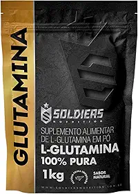 L-Glutamina 1kg - 100% Pura Importada - Soldiers Nutrition