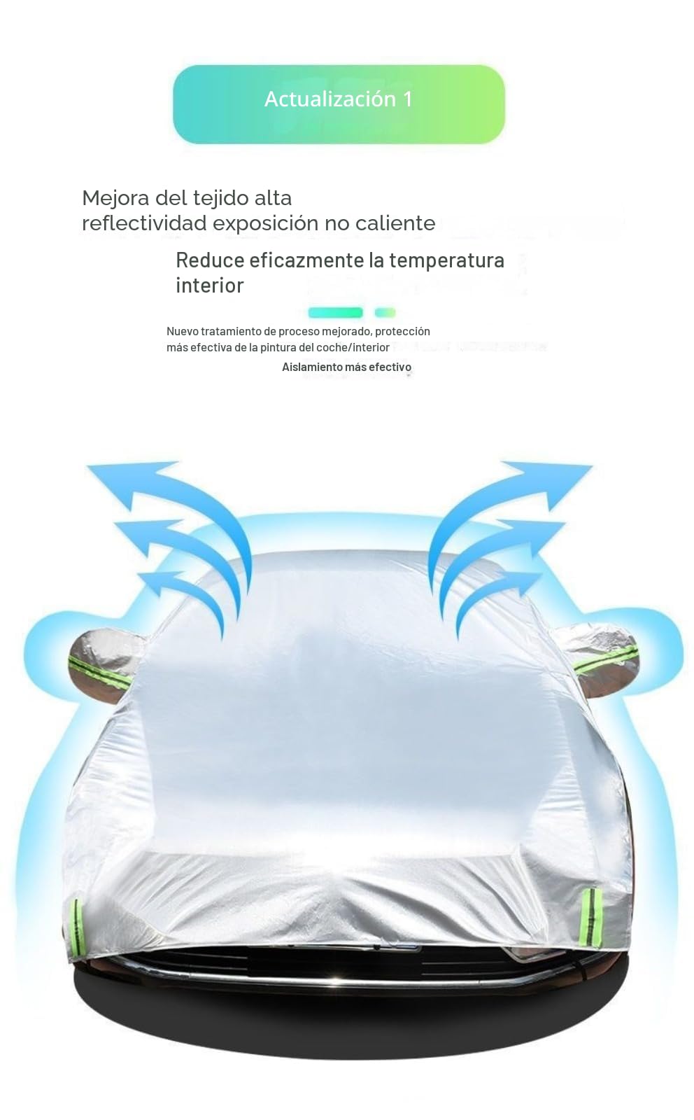 Funda/cubierta/protección del coche, grueso, contra el granizo