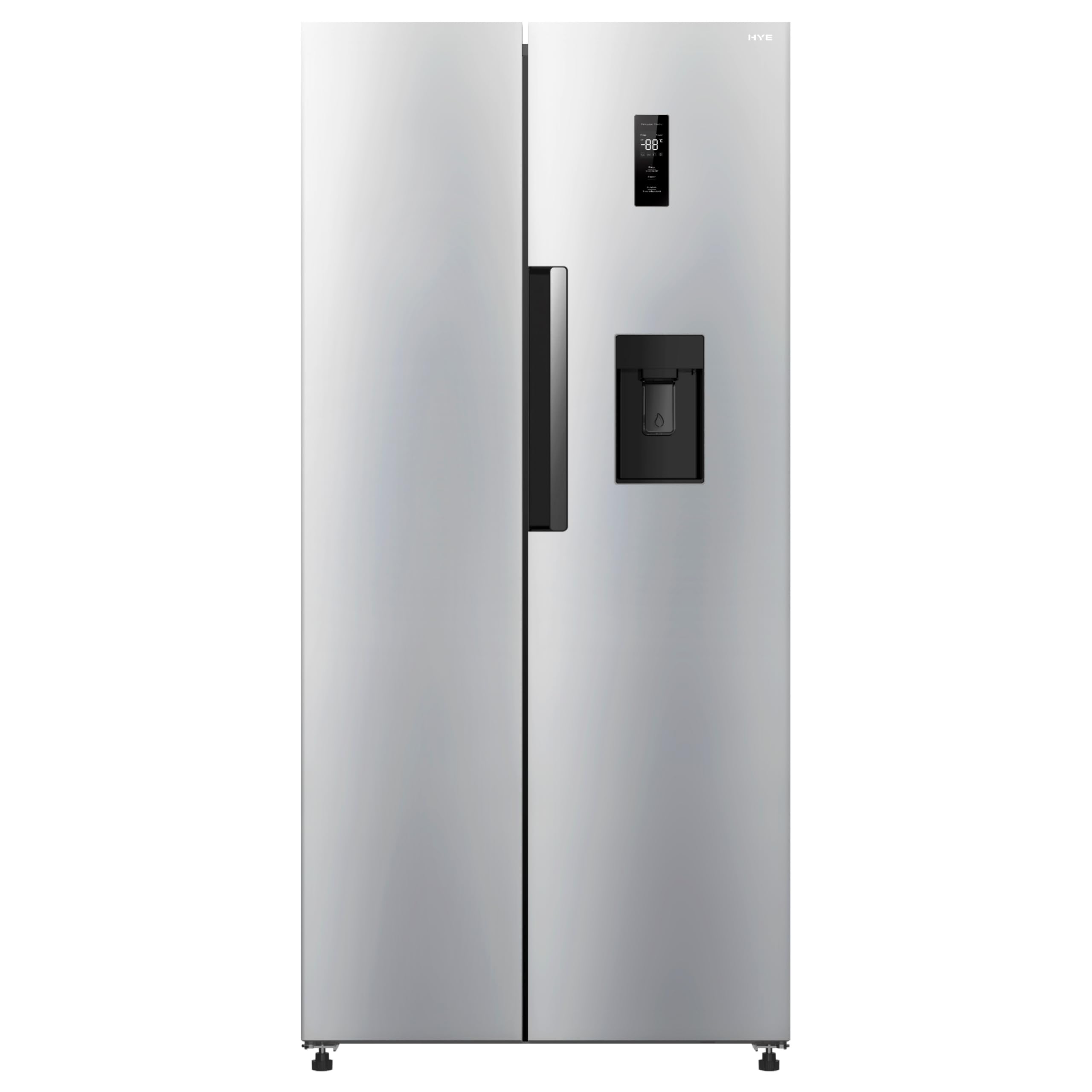 HYE American Fridge Freezer - Side By Side American Style Fridge Freezer With Water Dispenser