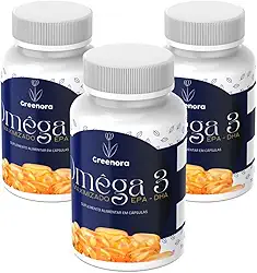 Ômega 3 Óleo de Peixe 1000mg - 60 Cápsulas | 2 Cápsulas 2 Vezes ao Dia | EPA 990mg + DHA 660mg
