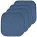 4 Pack Memory Foam Honeycomb Nonslip Back 16" x16" Chair/Seat Cushion Pad