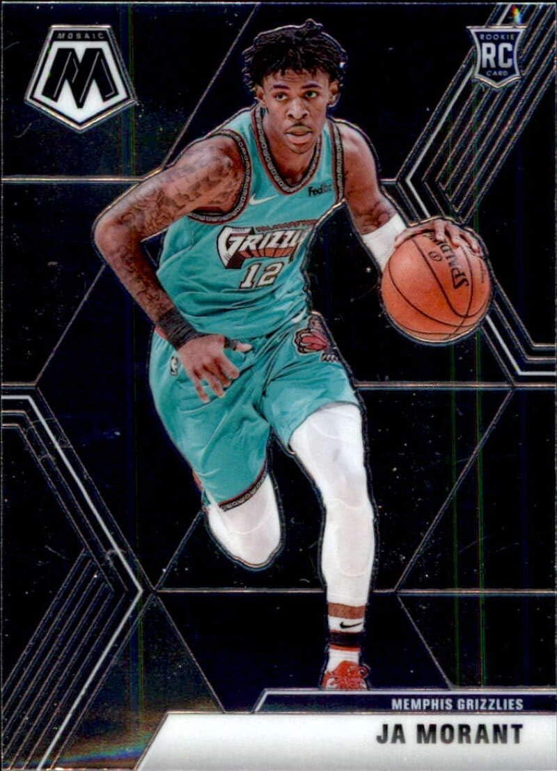 2019-20 Panini Mosaic #219 Ja Morant Memphis Grizzlies Rookie Basketball Card