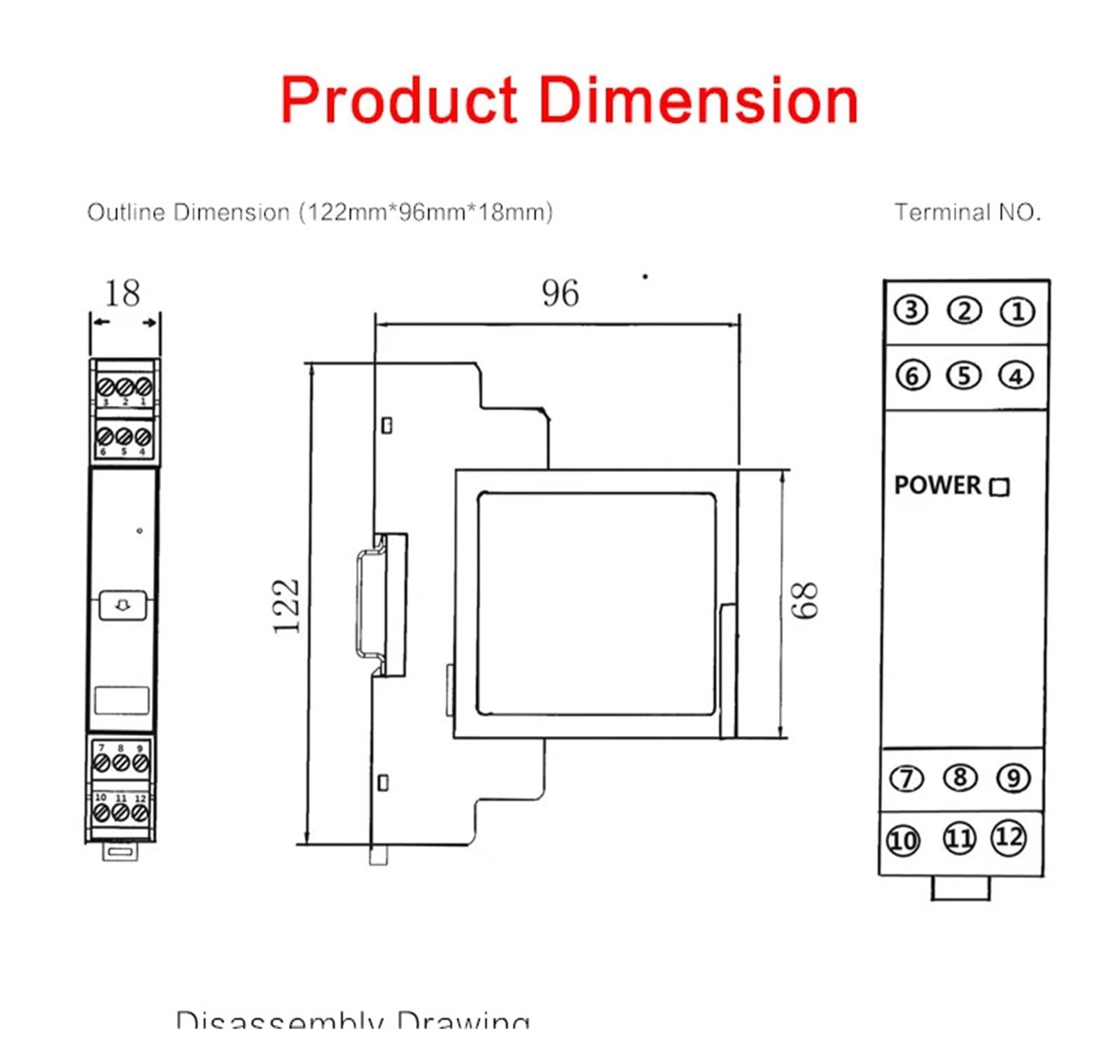 Trasmettitore di segnale plug-in con 2 ingressi e 2 uscite da 4-20mA a 0-10V 1-5V DC24V (uscita 0-20mA)