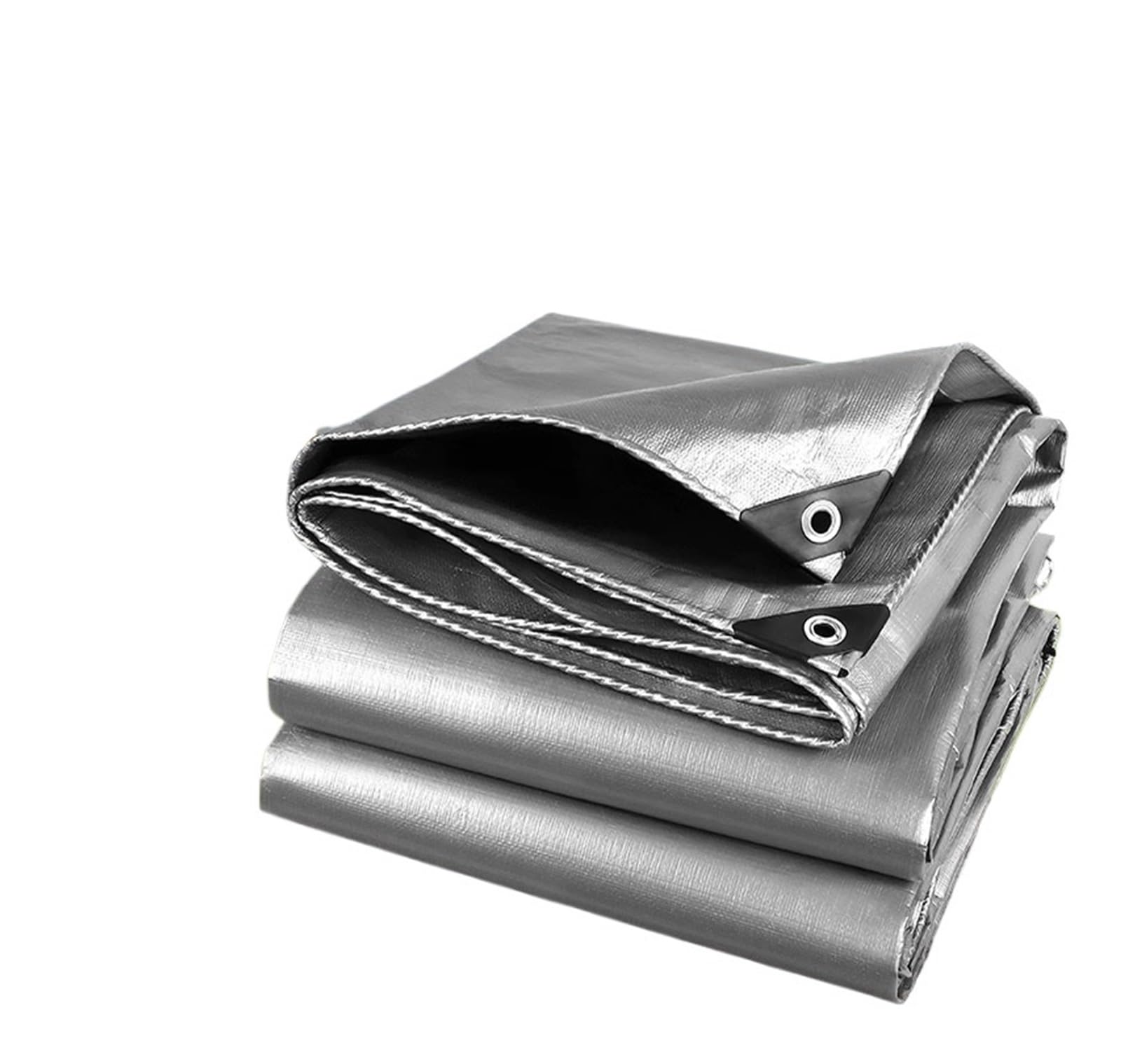 Chenghw Light Grey Blue Thick Waterproof Pe Rain Cloths Heat Insulation Sunshade Canopy Cloth Outdoor Double-Layer Rainproof(,2X3m)