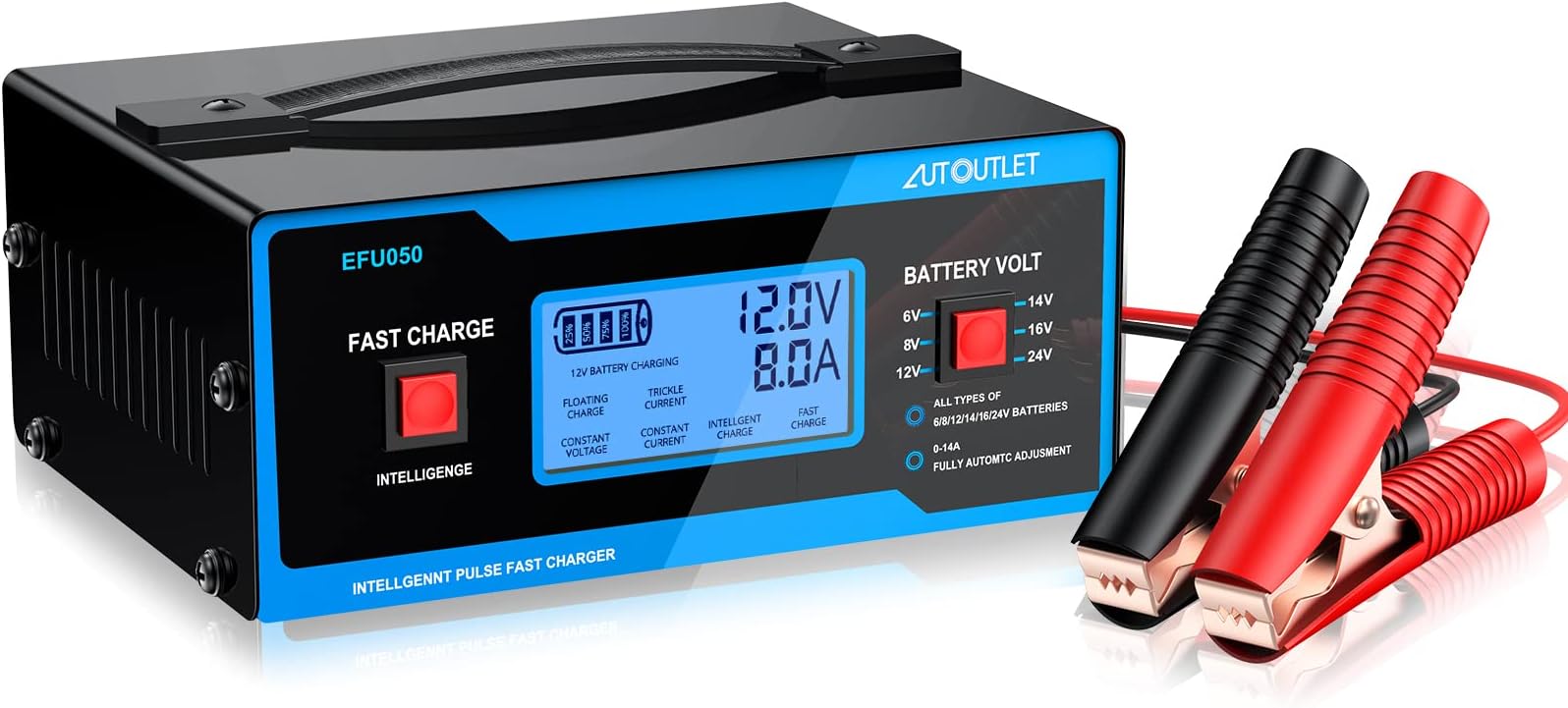 Battery Tender Junior 8V, 1.25 AMP Car Battery Charger and Maintainer Fully