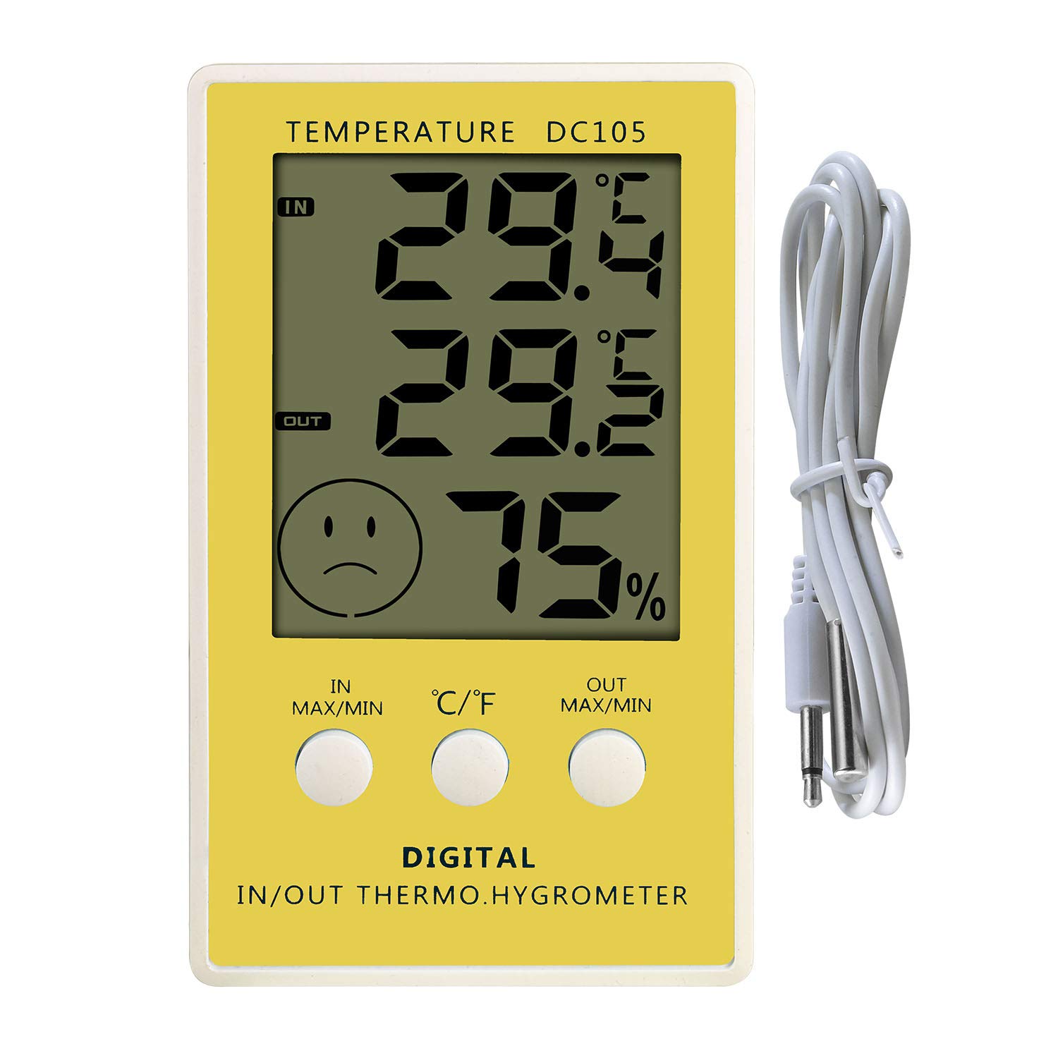 Digital LCD Thermometer Hygrometer Temperature Humidity Meter Gauge