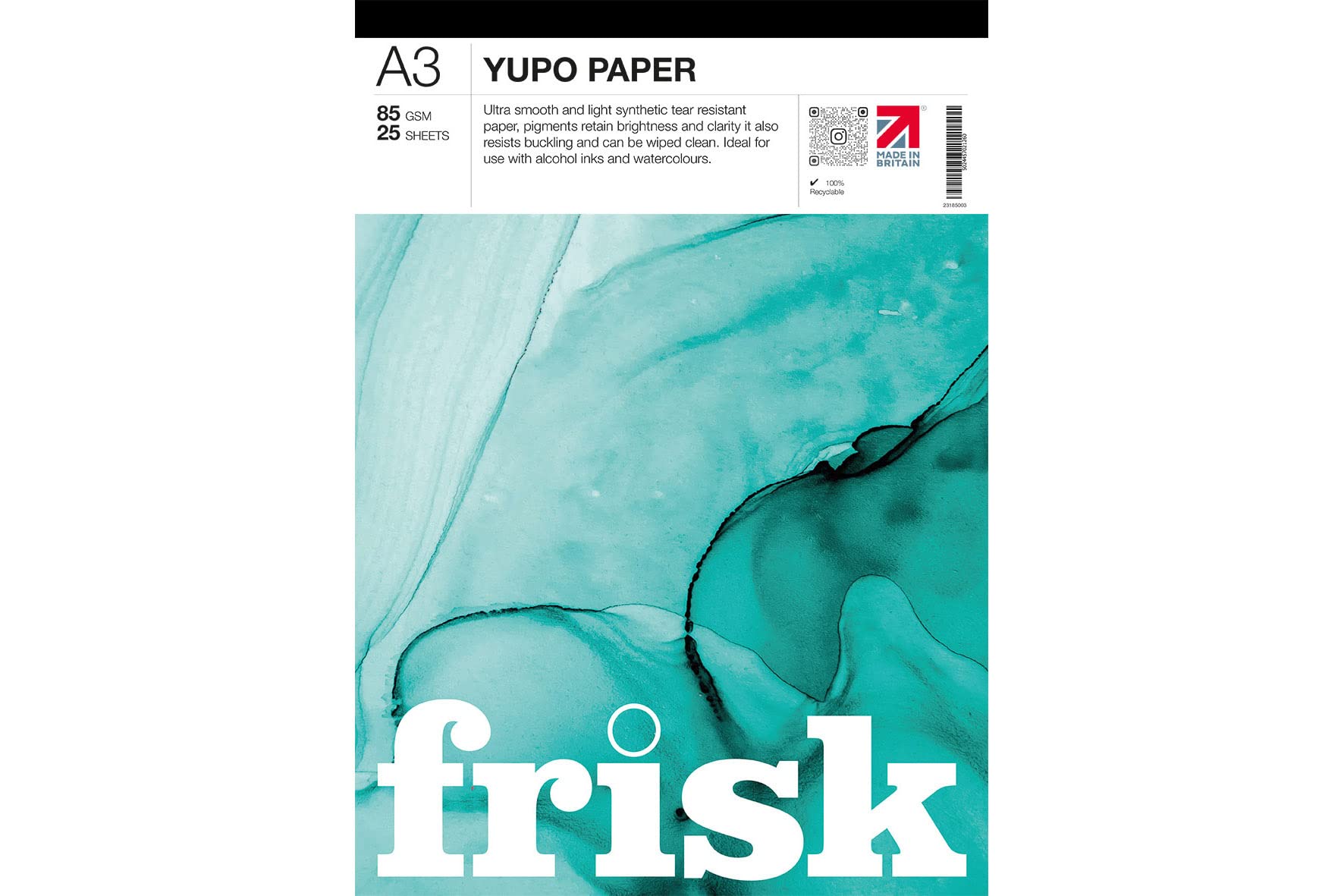 Frisk Yupo-Confezione di Carta A4 Bianco 10 unità