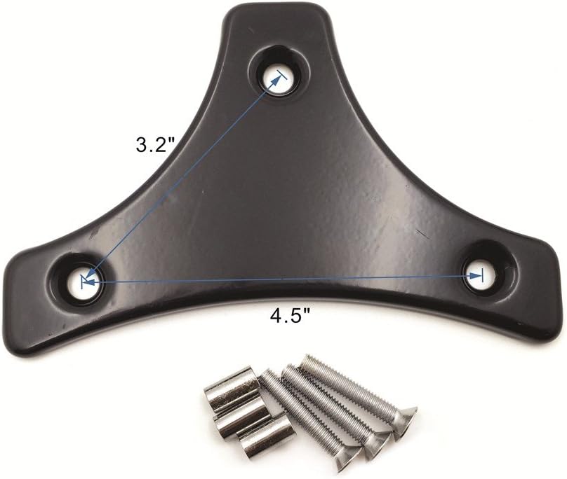 Passenger Sissy Bar Backrest Pad Bracket For Harley Touring Road Glide King 97 - View #4