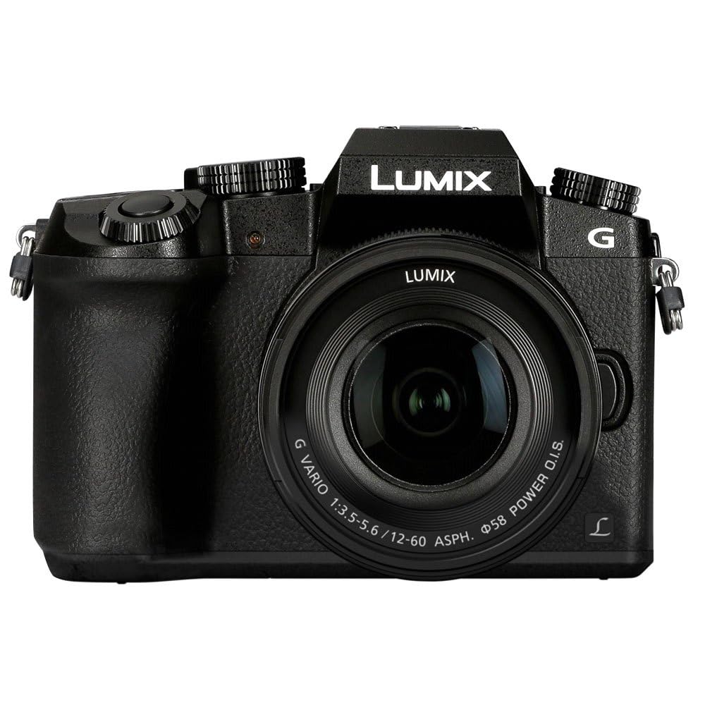 Panasonic LUMIX G DMC-G70MEG-K Systemkamera – Schwarz mit 12-60mm Kitobjektiv