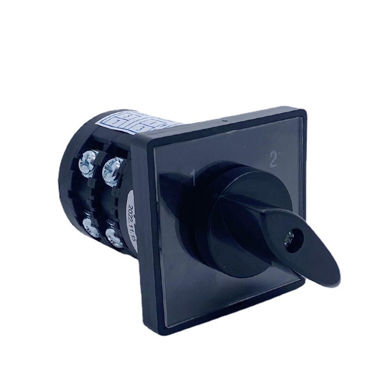 CXFCIHFT Two Position HZ5B-20/2 Changeover Rotary Cam Switch 20A 2 Poles 8 Terminals Silver Contact Control Circuit