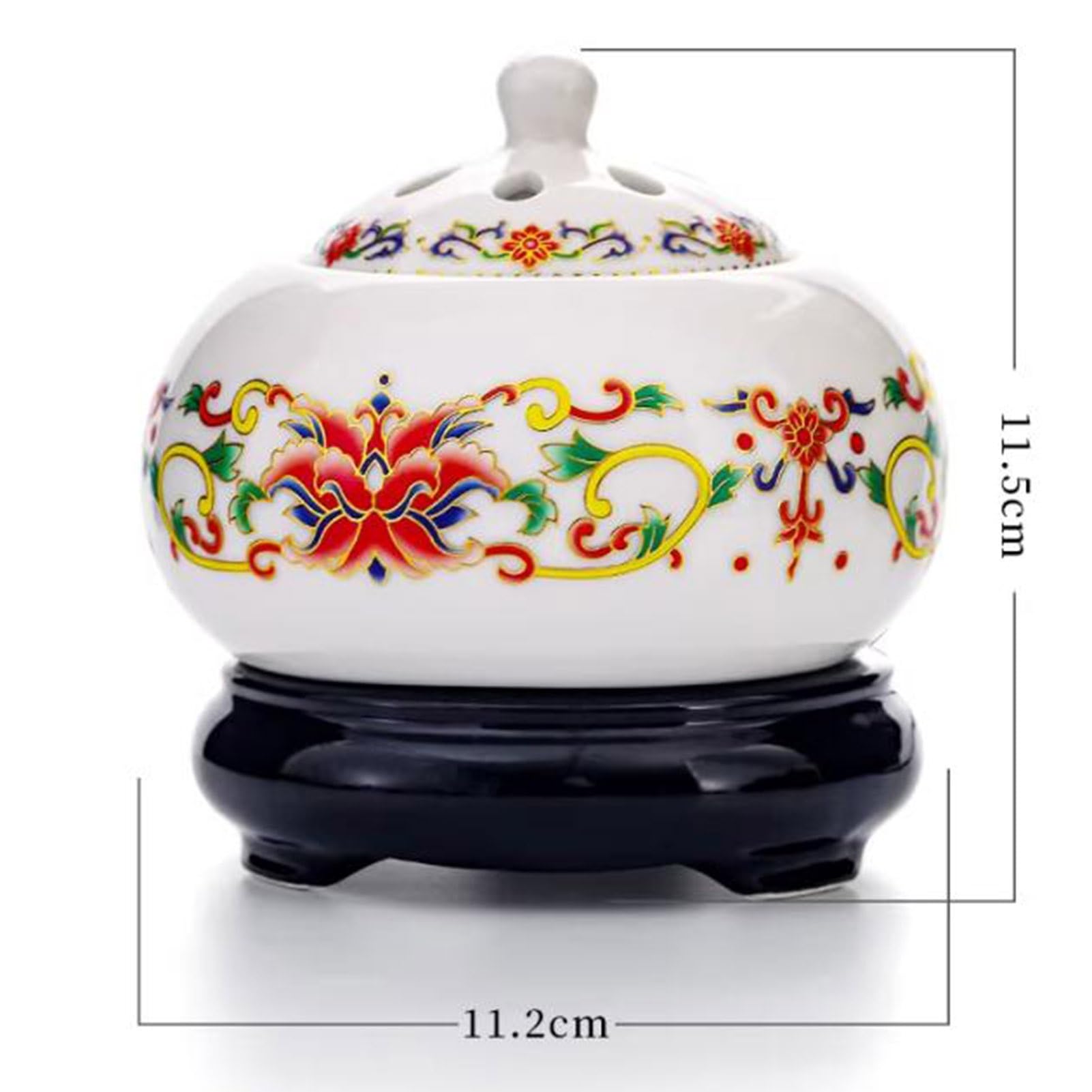 Quemador de incienso eléctrico de cerámica, difusor de aceite perfumado ajustable para el hogar y la oficina, ideal para aromaterapia y relajación