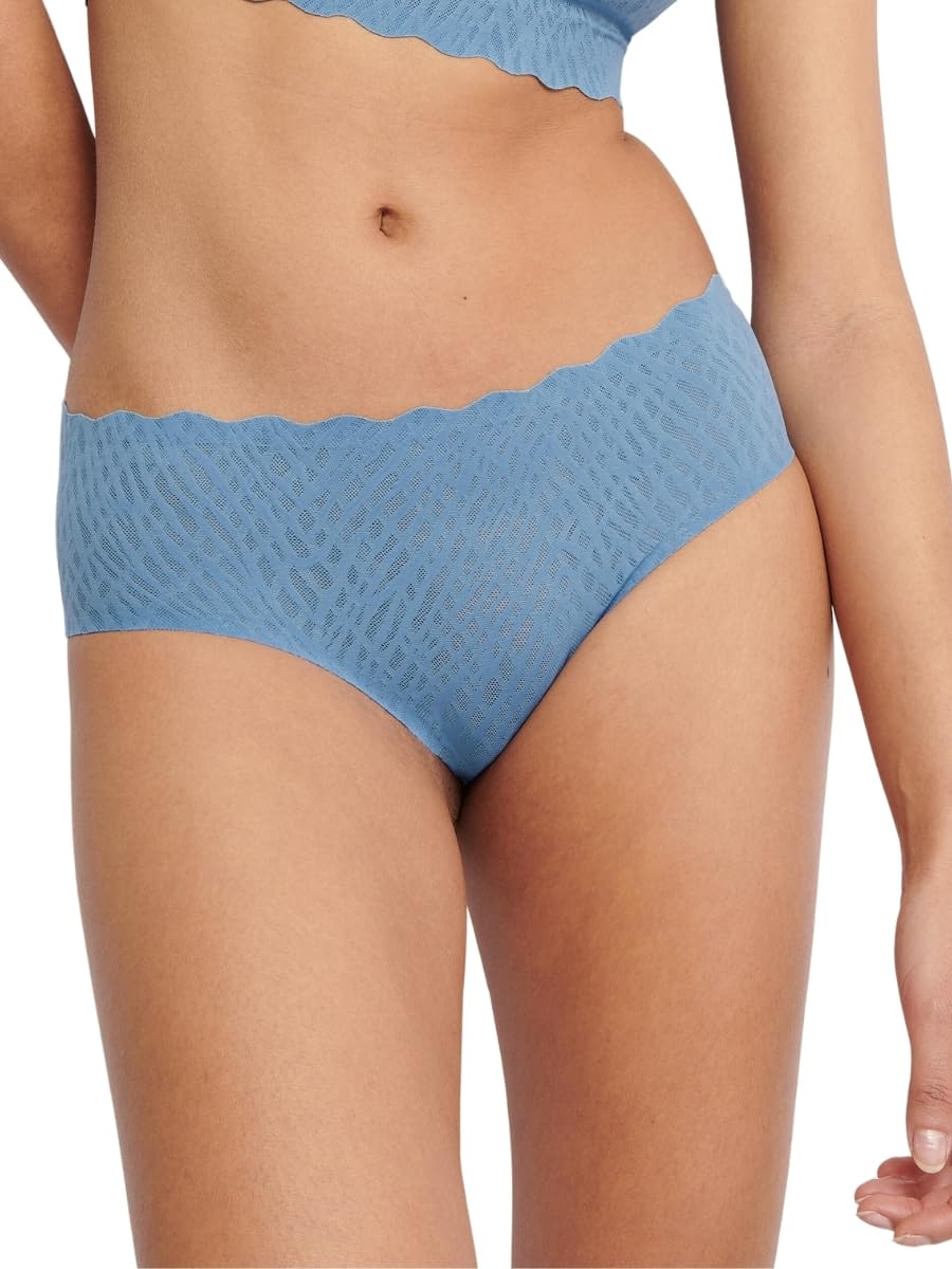 Sloggi Women's ZERO Feel Bliss Hipster Underwear, Azura Blue, XS