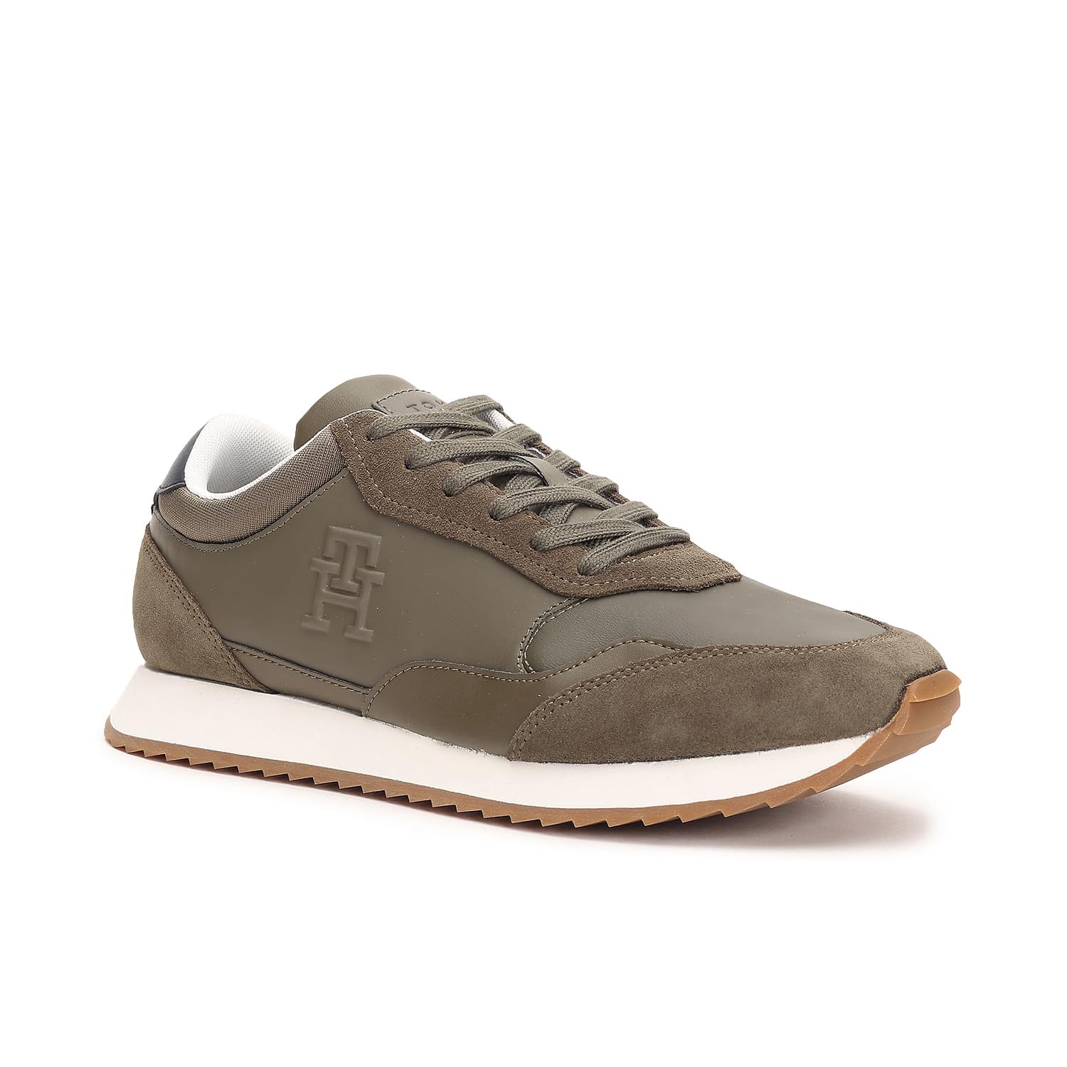 See full amazon price history chart for Tommy Hilfiger Leather Solid Khaki Men Flat Sneakers (F23HMFW065) Size- 45 Tommy Hilfiger Leather Solid Khaki Men Flat Sneakers (F23HMFW065) Size- 45 (B0CKWDKG73) Amazon Price History, Amazon Price Tracker