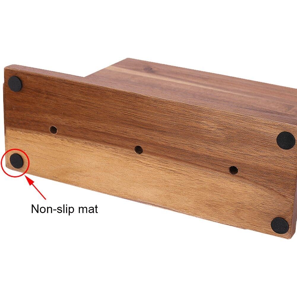 Suministros De Cuchillo De Madera Suministros De Cocina Ratdonómetro De Almacenamiento De Herramientas De Cuchillo Magnético Soporte De Cuchillo De Doble