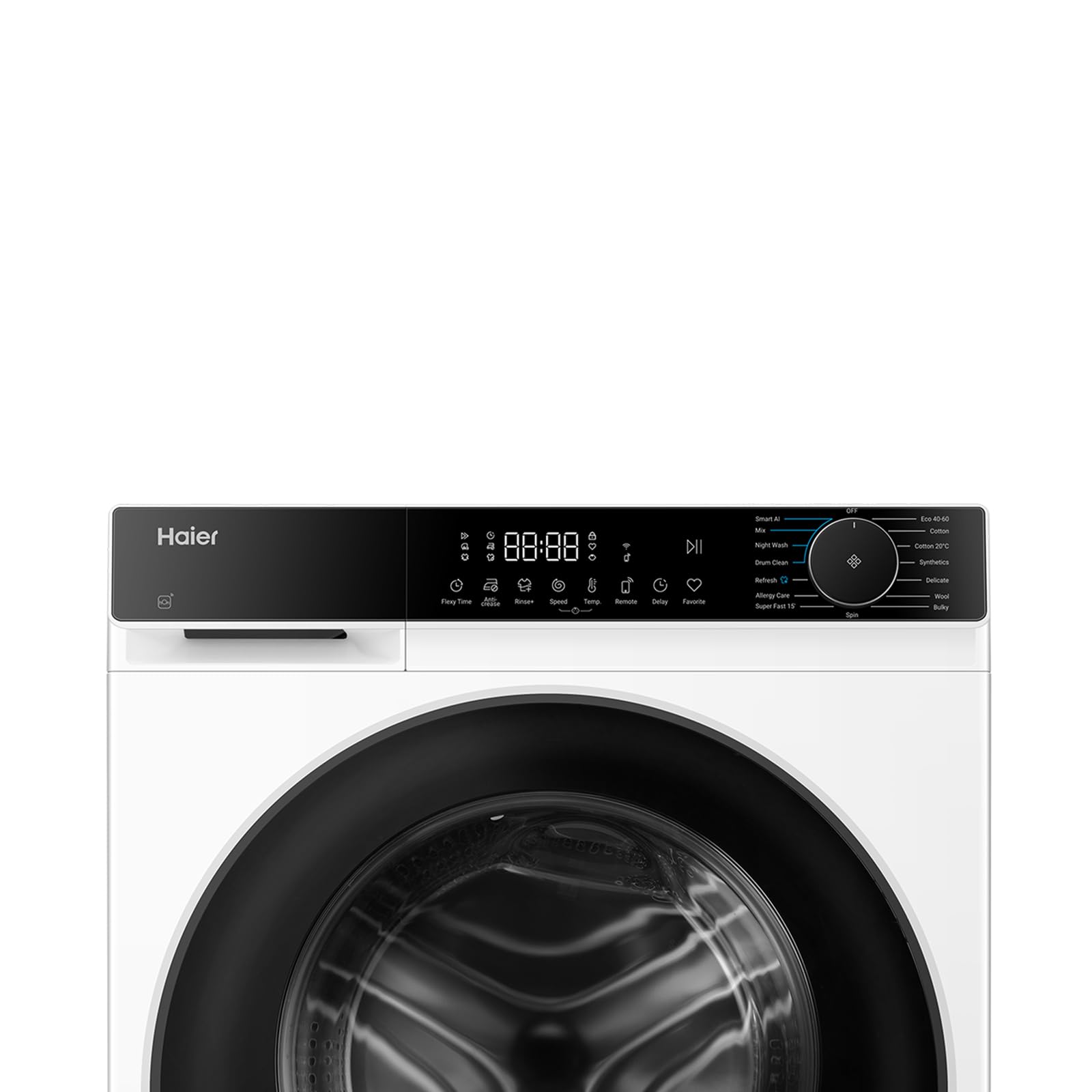 Haier X Serie 5 Lavatrice 12 Kg, Libera Installazione, Carica Frontale, Classe A-30%, 1400 Giri, Smart AI Cycle, Ciclo Refresh a Vapore, Wi-Fi con App hOn, 85x60x66 cm, Bianca – HW120-BP14357UIT