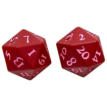 MTG レアダイス クリスタルダイス 20面 プレリ限定ポーチ、ダイスセット MTG レアダイス クリスタルダイス 20面 プレリ限定ポーチ