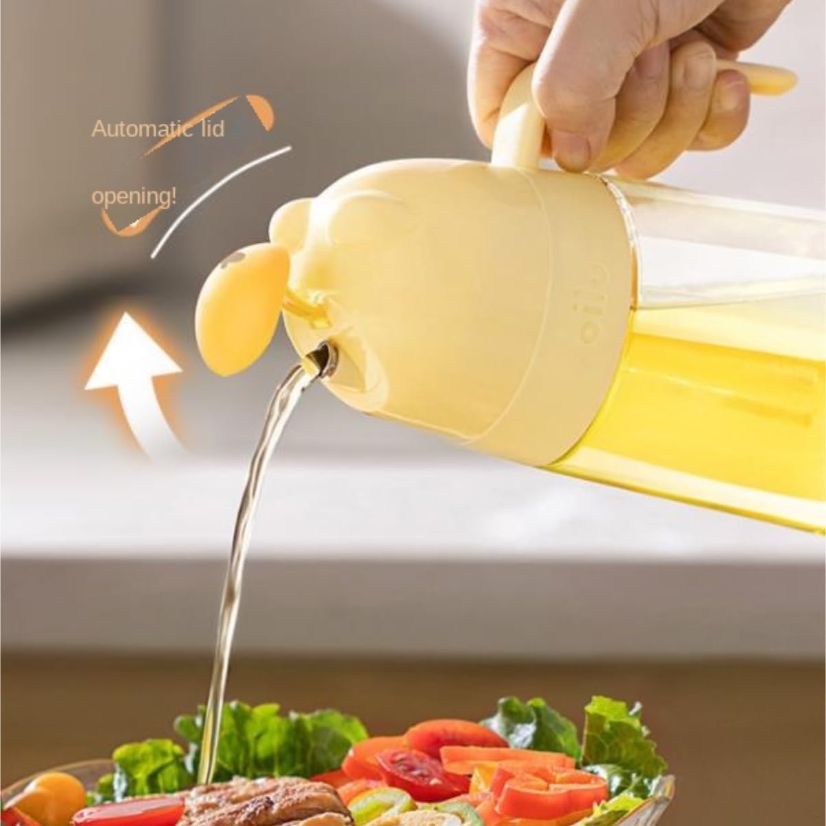 Dispenser per Salsa di Soia Cucina Domestica Salsa Di Soia Aceto Condimento Bottiglia Serbatoio Olio Bottiglia Di Olio Di Vetro Set Da 2 Pezzi Contenitore Dell'olio
