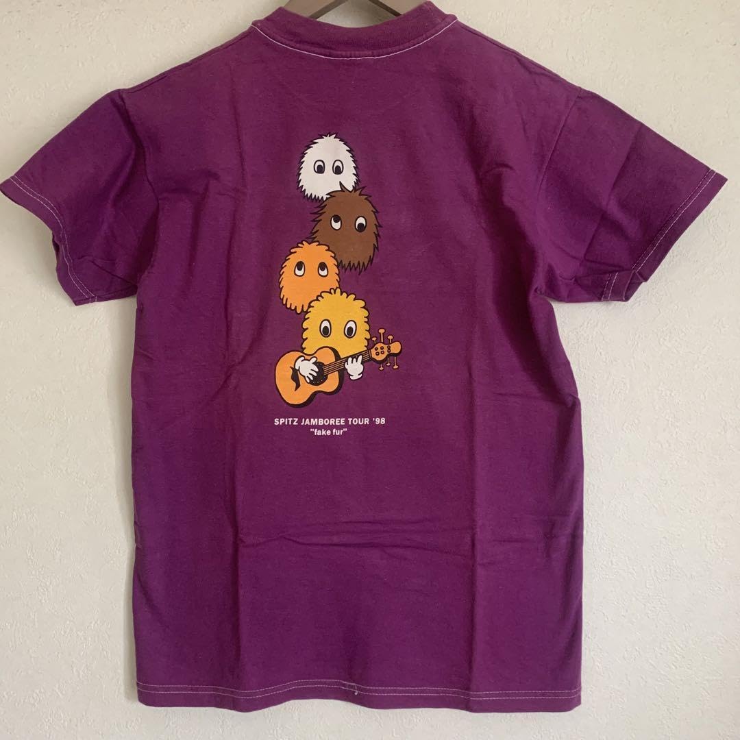 Spitz fake fur Jamboree Tour ‘98 Tシャツ 紫 Amazon.co.jp: Spitz スピッツ ツアーT キッズL14-16 フェイクファー